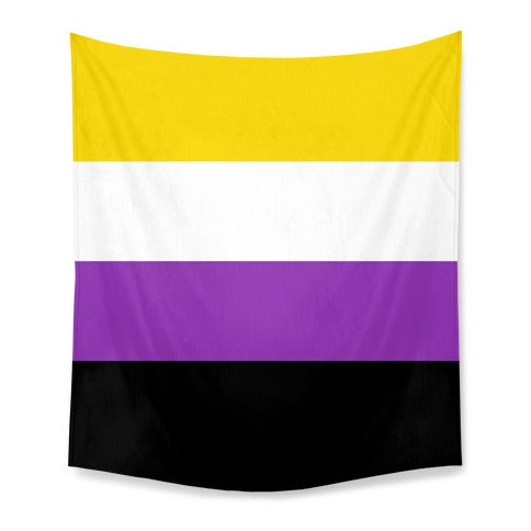 Non Binary Pride Flag Tapestry